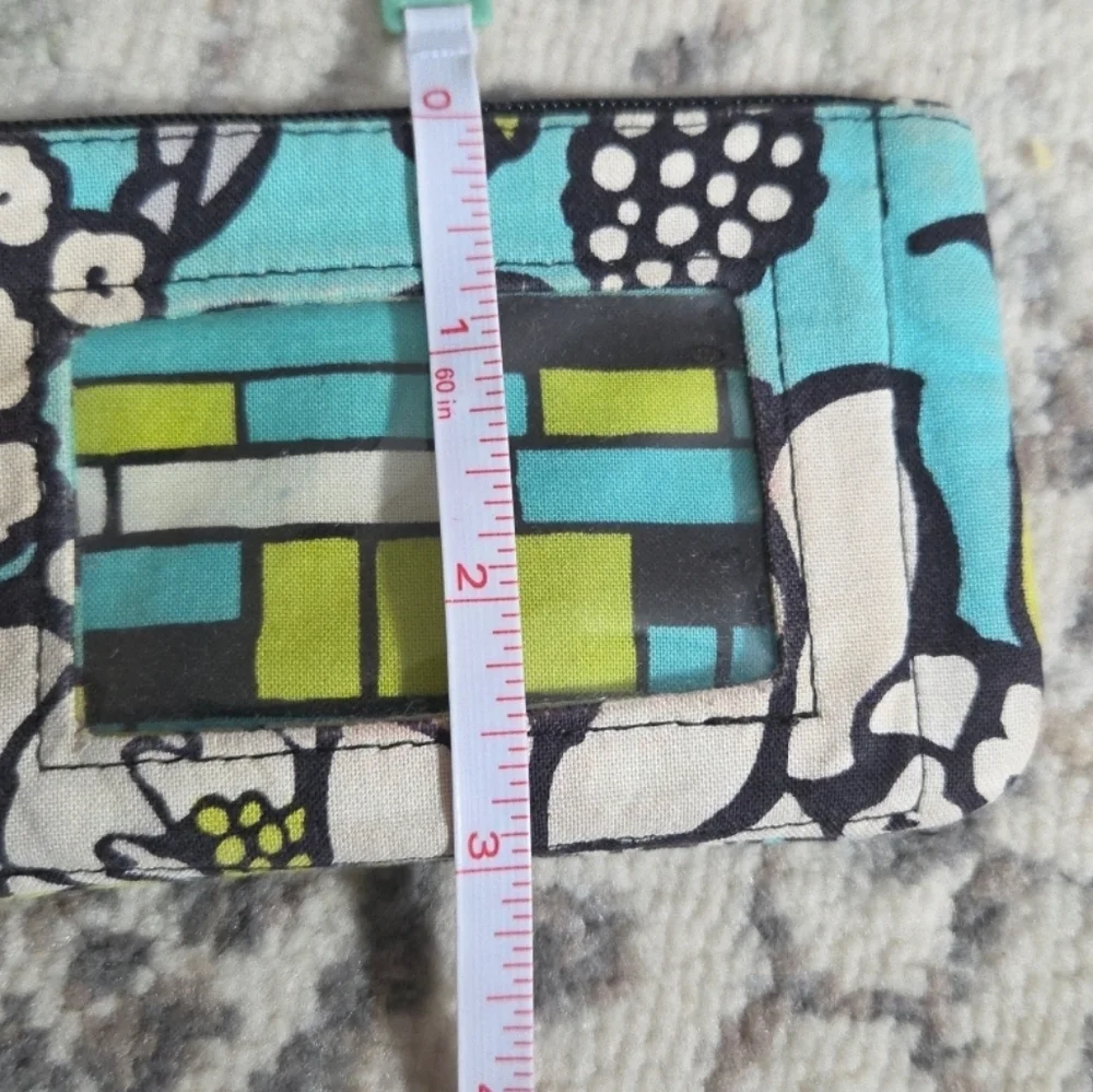 Vera Bradley Coin Purse Key Ring Island Bloom Print - Picture 5 of 5